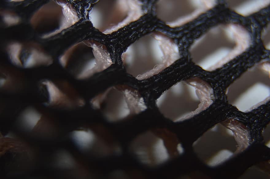 Sack, Texture, Fabric, Black, close-up, backgrounds, macro, pattern, abstract, hexagon, honey