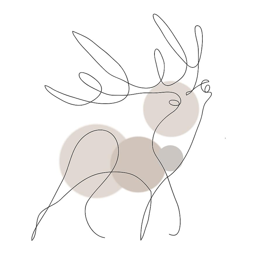 елен, елен лопатар, Boho, еленови рога, величествен, чертеж, коловоз, бозайник, текстура, заден план, изкуство