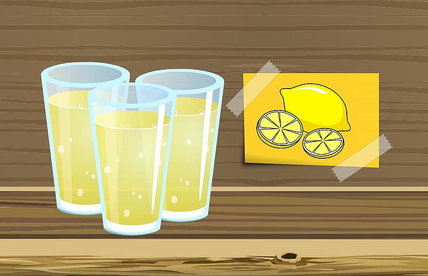 Limone, limonata, succo, fresco, frutta, cibo, bicchiere, salutare, estate, delizioso, bevanda