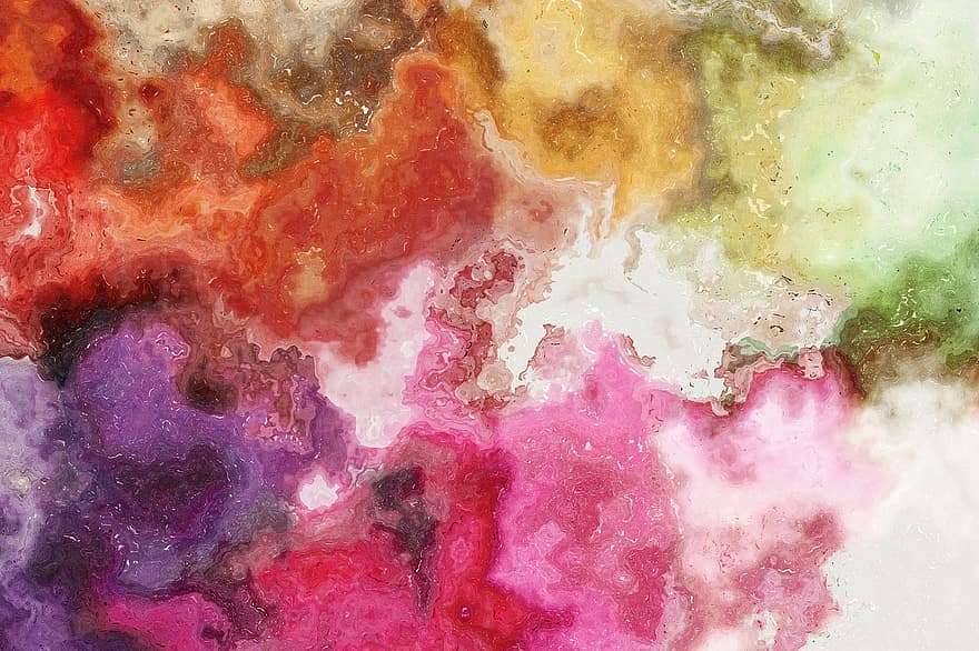 Colorful, Washed Out, Watercolor, Watercolour, Art, Blurry, Pattern, Ornament, Background, Purple, Red