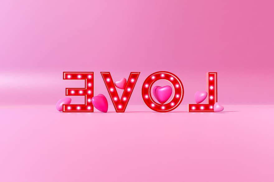 berwarna merah muda, cinta, romantis, pasangan, hubungan, wanita, pernikahan, pengantin, neon, teks