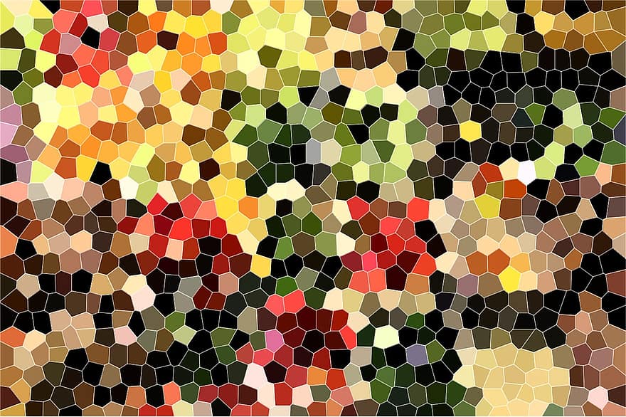 mosaik, struktur, mønster, baggrund, farverig, mosaikfliser, rund form, keramiske fliser, farve, grøn, rød