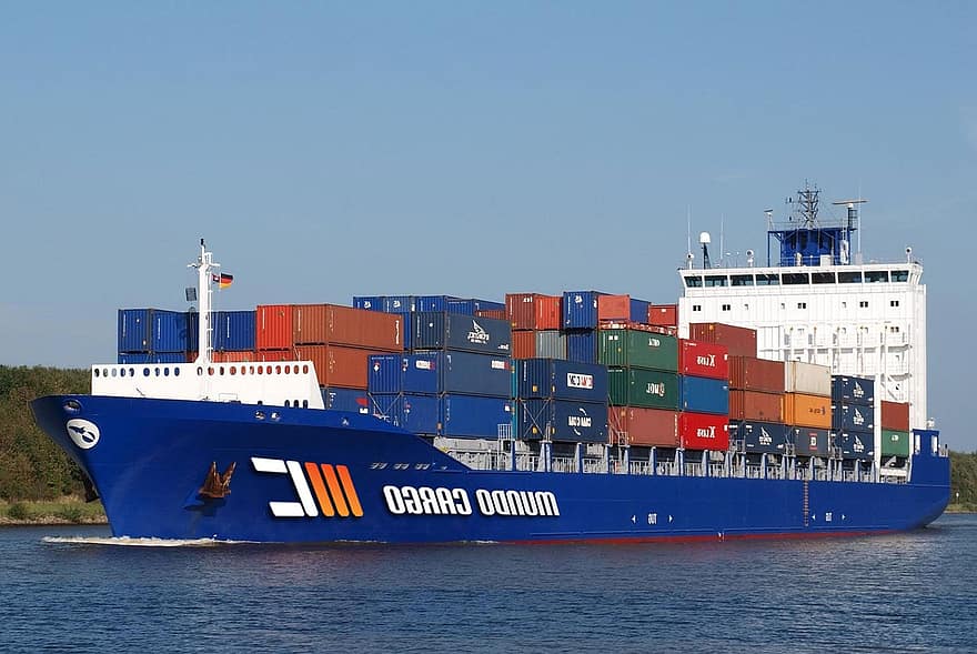 ボート、運送、海上、輸送、貨物、出荷、輸出する、インポート