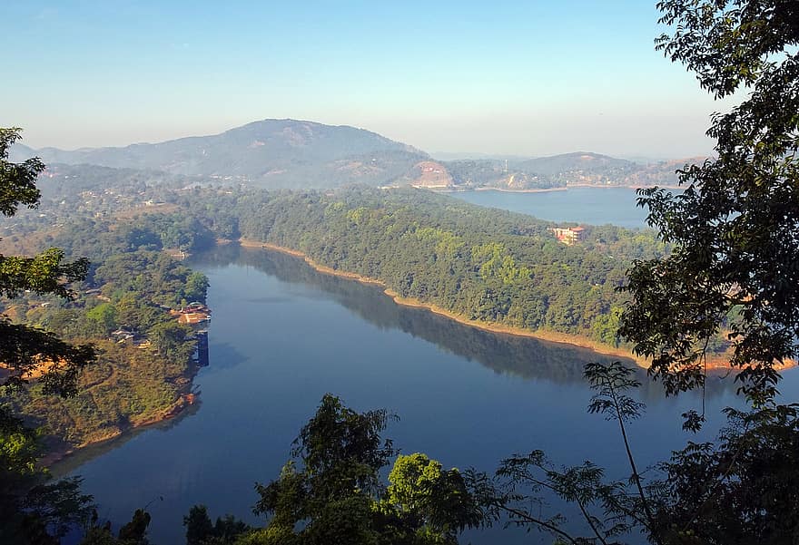 Barapani, Lac, umiam, Bada Pani, scénique, tourisme, les collines, pin, forêt, des loisirs, vacances