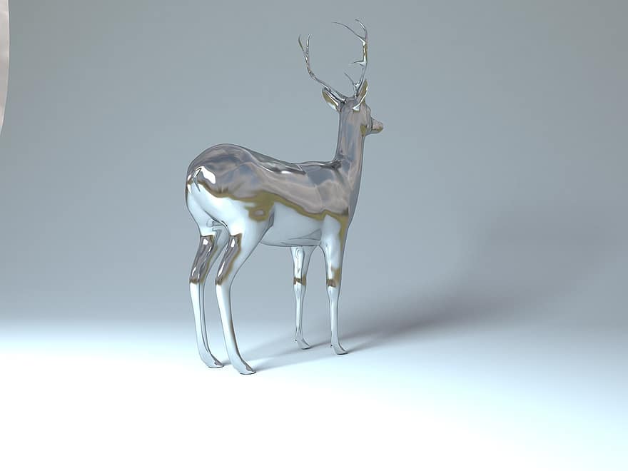 metsäpeura, bock, bambi, uudistaa, Deer Design