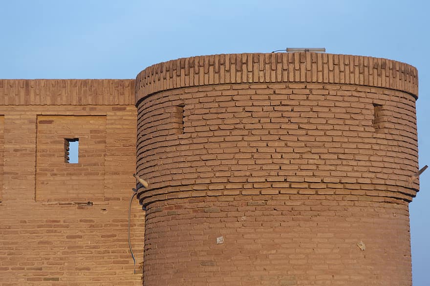 Caravanserraglio Maranjab, mi sono imbattuto, parete, storico, punto di riferimento, architettura, turismo, Deserto del Maranjab, provincia di Isfahan