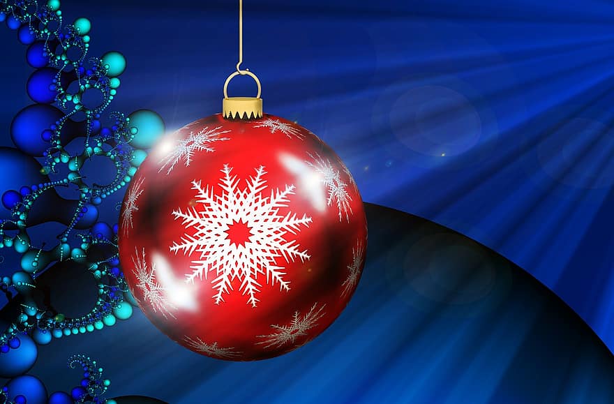 Julekort, lykønskningskort, stjerne, fraktaler, rød, advent, juleaften, jul, festival, juletid, helligdage