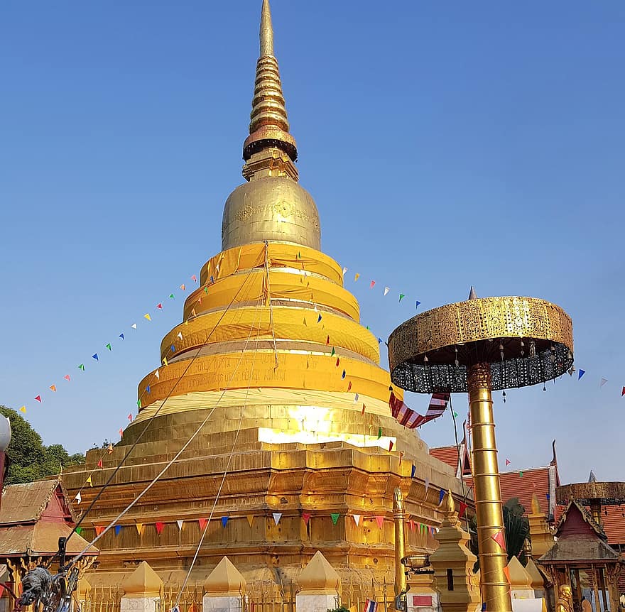 pagoda, tinning, arkitektur, buddhisme, Religion, kulturer, berømt sted, åndelighet, multi farget, reisemål, historie