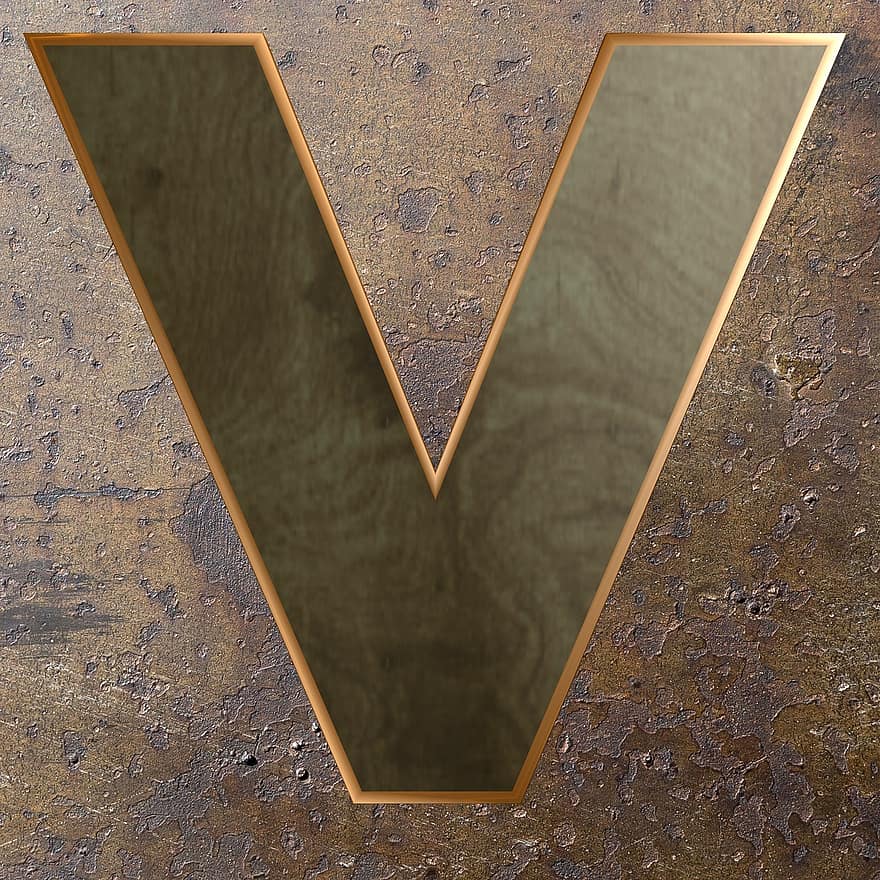 carta de madera, madera, metal, alfabeto, carta, de madera, tipografía, rústico, oxidado, erosionado