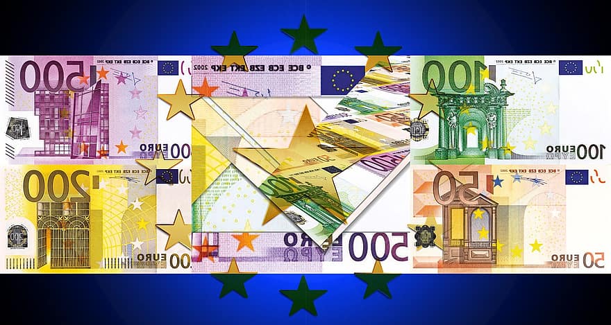 euro, stable, Europa, eu, Den Europeiske Union, monetære union, penger, valuta, 500, euro tegn, dollar seddel