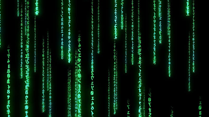 criptografía, Criptograma, matriz, ciencia ficción, algoritmo, Representación 3D, bytes, tecnología, binario, electrónica, Virus de la computadora