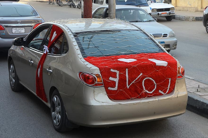 Egipte, cotxe de casament, cotxe nupcial