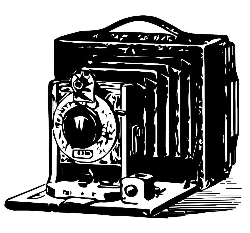 starý, Fotoaparát, vinobraní, starý fotoaparát, fotografie, stará fotka, fotografování, vinobraní fotoaparát, antický, objektiv, staromódní
