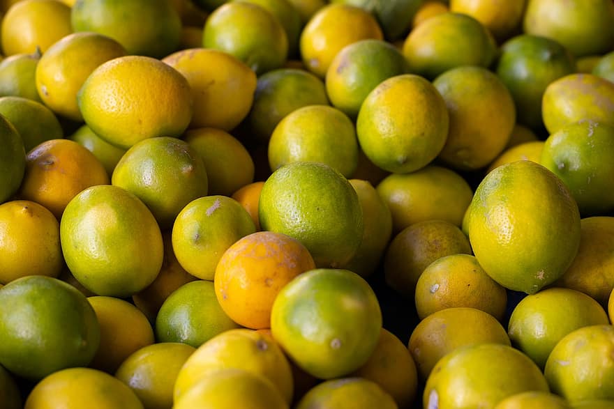 les mandarins, fruits, les agrumes, marché