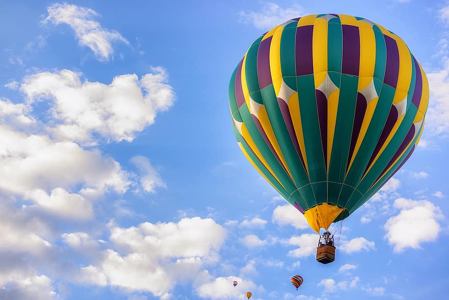 heteluchtballon, ballon, feest, evenement, New Mexico, kleurrijk, landschap, avontuur, speciale evenementen, vliegend, multi gekleurd