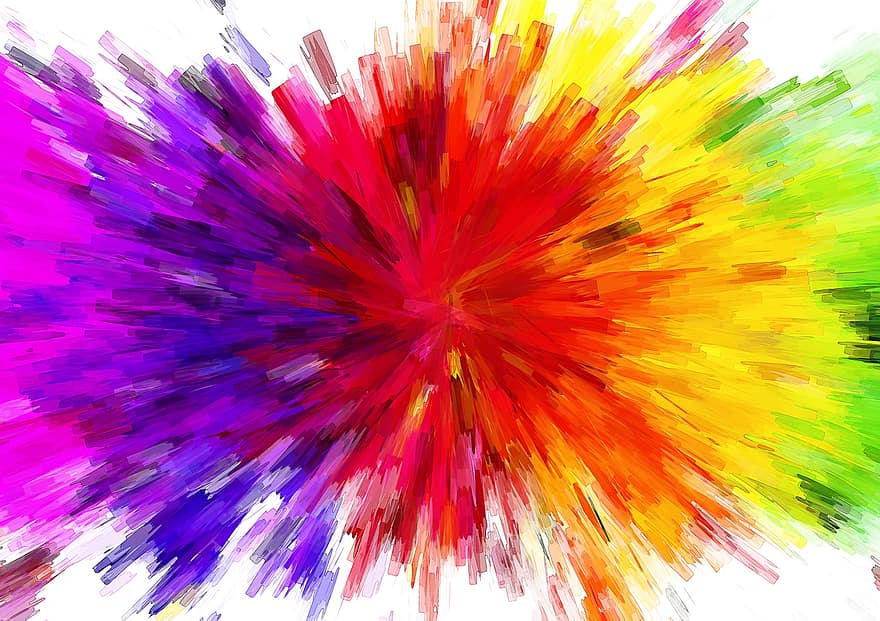 Färg, bakgrund, strukturera, rader, explosion, pop-, big bang, färgrik, abstrakt, mönster, ljus