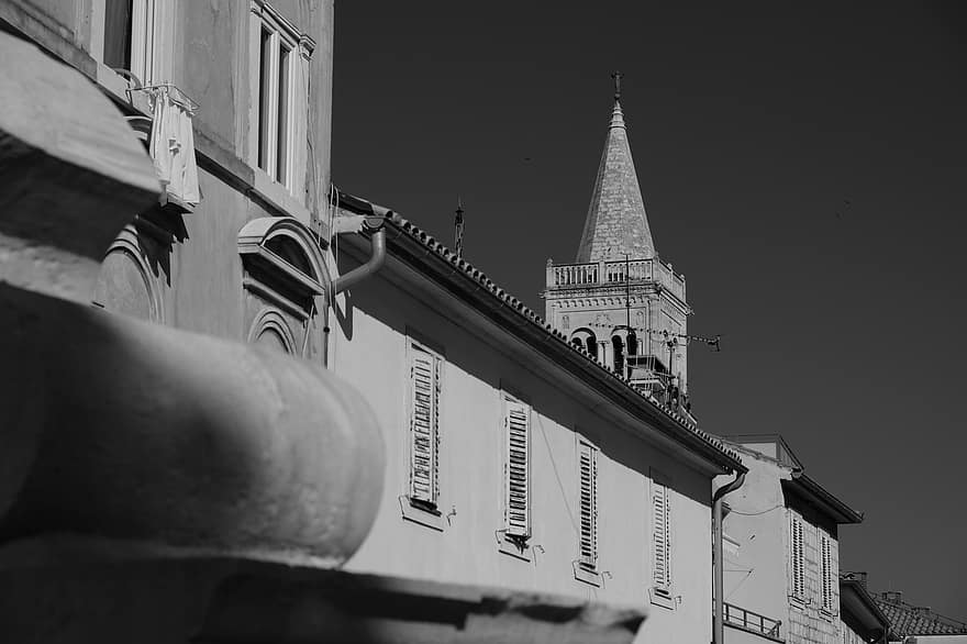 kilise, kule, Hırvatistan, tarihi merkez, zadar, Tarihçe