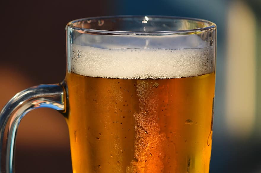 cerveza, beber, medio litro, jarro, vaso, taza de vidrio, jarra de cerveza, vaso de cerveza, espuma, espuma de cerveza, alcohol