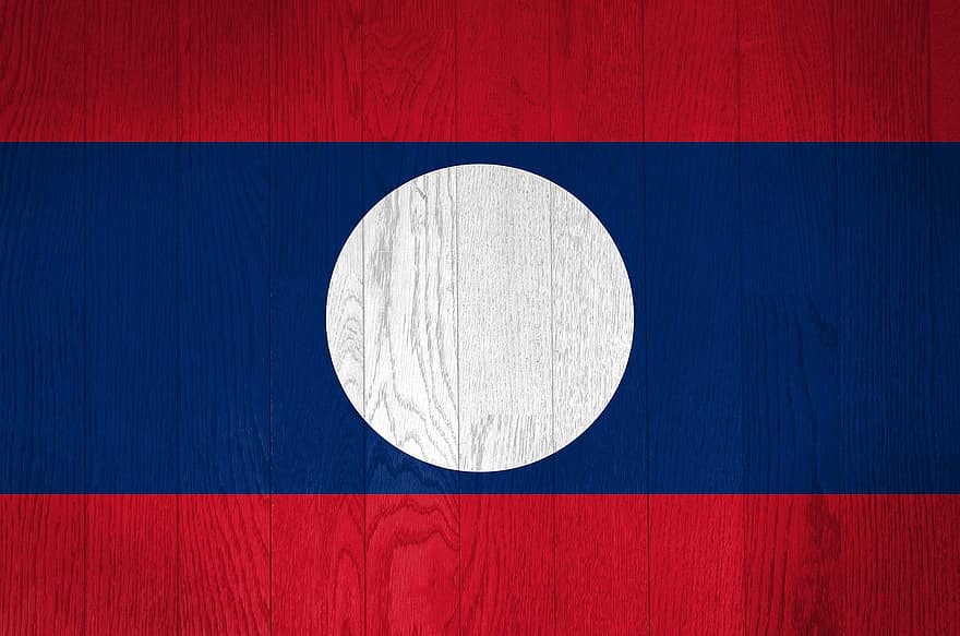 vlajka, Laosská vlajka, Vlajka Laosu, zeměpis, patriotismus