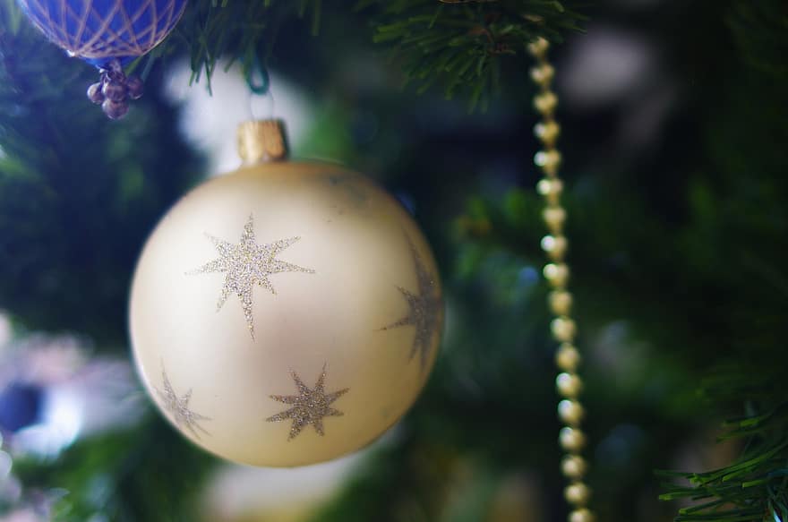 ornamenti, decorazione, Natale, festa, atmosfera, Casa