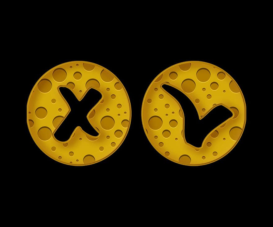 x ženklas, varnelė, sūrio, pažymėkite, patikrinti, x, priimti, atmetimas, atmesti, taip, ne