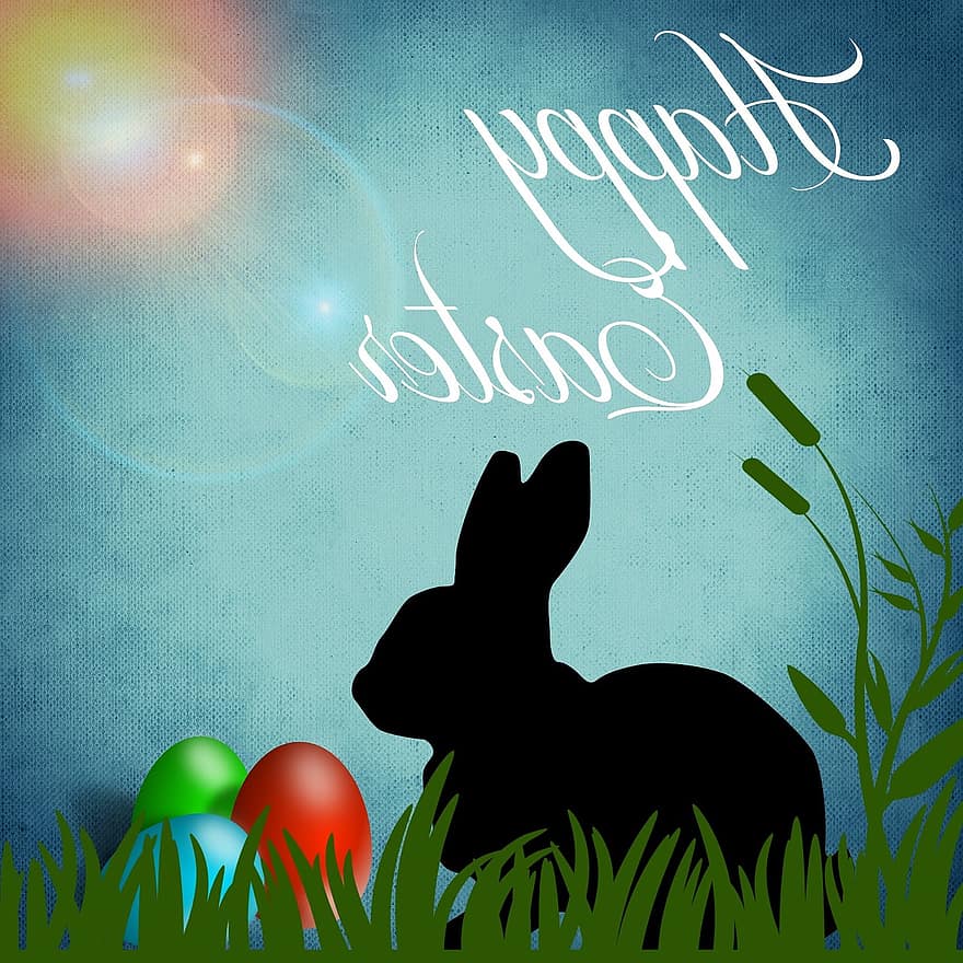 عيد الفصح ، أرنبة ، بيضة