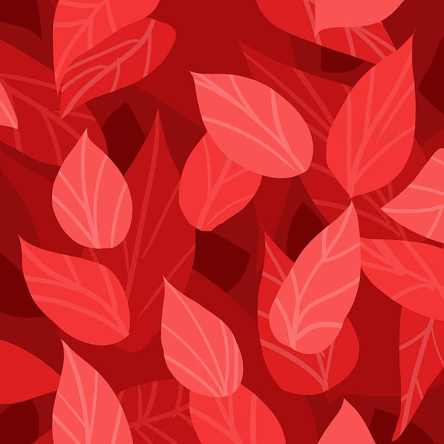 Blattdesign, Blatthintergrund, abstrakter Hintergrund, schönen Hintergrund, bunter Hintergrund, roter Hintergrund, rote Zusammenfassung, rote Schönheit, rotes Blatt, Rotes Design, rote Farbe