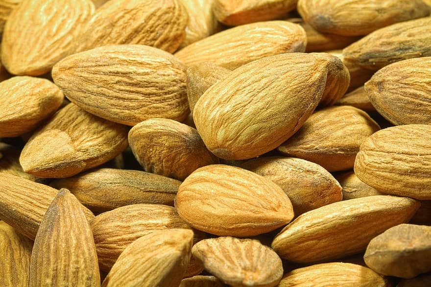 kacang almond, makanan, kalori, tidak dikupas, hidangan pembuka, sehat, buah, merapatkan, camilan, makan sehat, singkatnya
