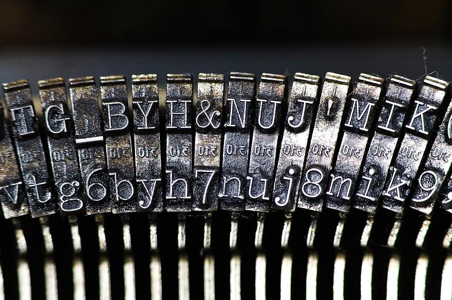máquina de escribir, vendimia, maquina de escribir