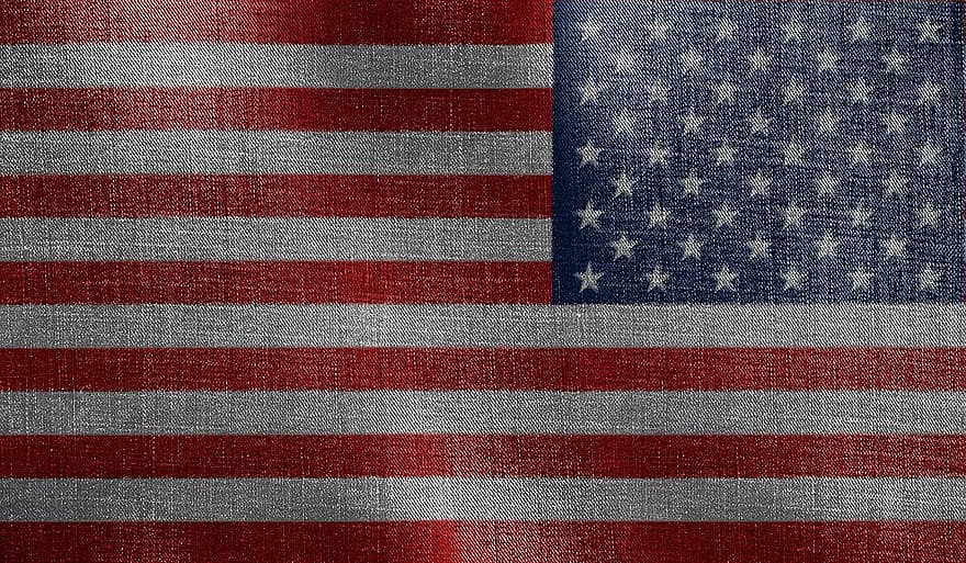 Flagge, Vereinigte Staaten von Amerika, Amerika, National, Nation, Patriotismus, Land