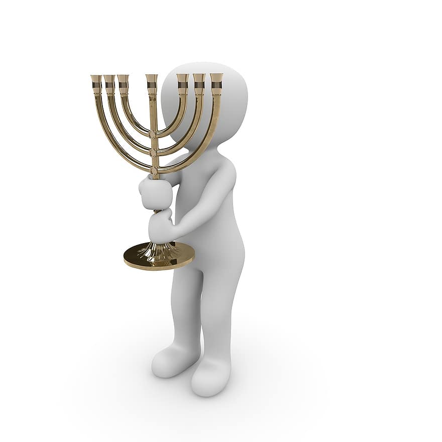 candelabru, simbol, evreiesc, capelă, sinagogă, caractere, noua sinagogă