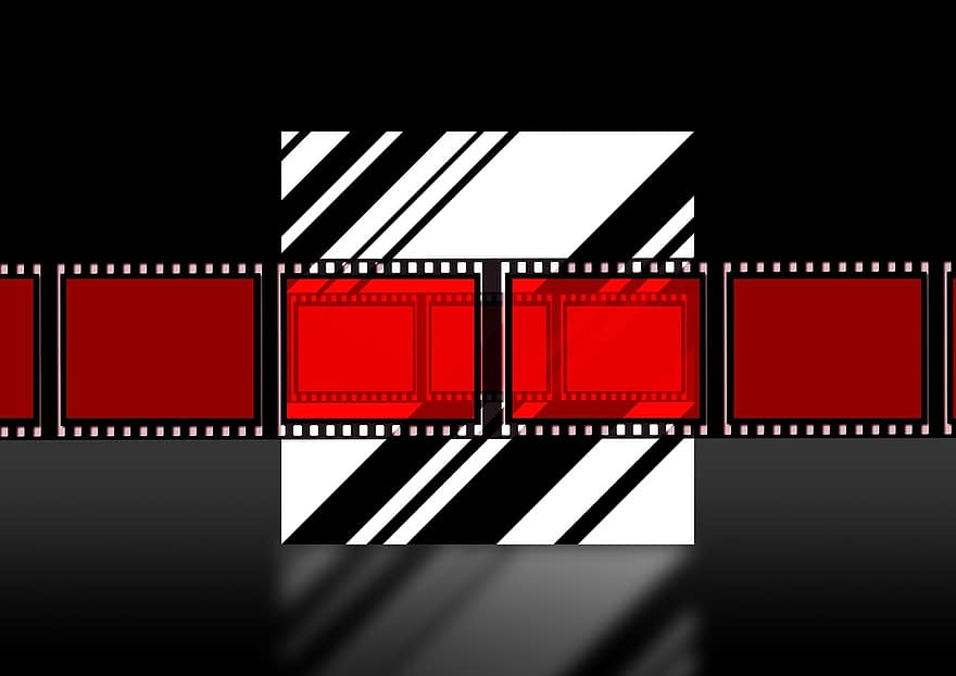 Filmstrip, Cinema Strip, Video Film, Cinema, Presentation, Kleinbild Film, Photo Film, Slide Film