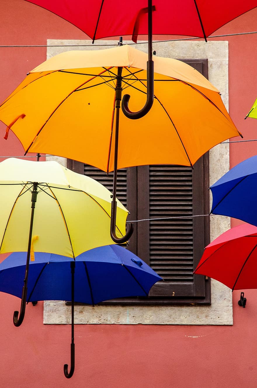 umbrele, decor, umbră, umbrelă de soare