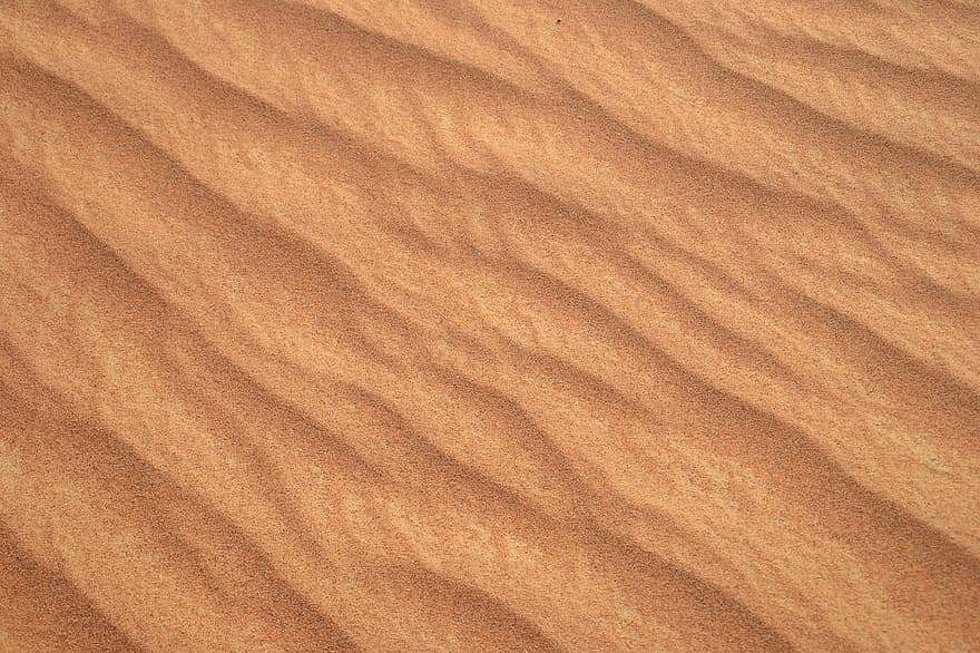 Wüste, Sand, Dubai, Sanddüne, Muster, Hintergründe, trocken, trockenes Klima, Nahansicht, Sommer-, keine Leute