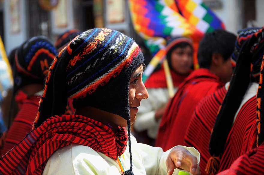 kültür, grup, gelenek, puno, Peru, folklor, gelenekler, portre, bayram, gezi, keşif