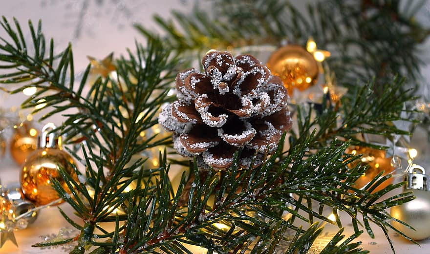 Nadal, branca d’abè, aixeta, boles de Nadal, decoració de Nadal, festiu, Temporada d'Advent, hora de nadal, motiu de Nadal, advent