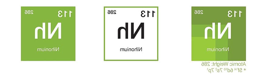 Nihonium, kemia, jaksollinen järjestelmä, elementti, fysiikka, atomi, elektroni, symboli, tiede, atomi-
