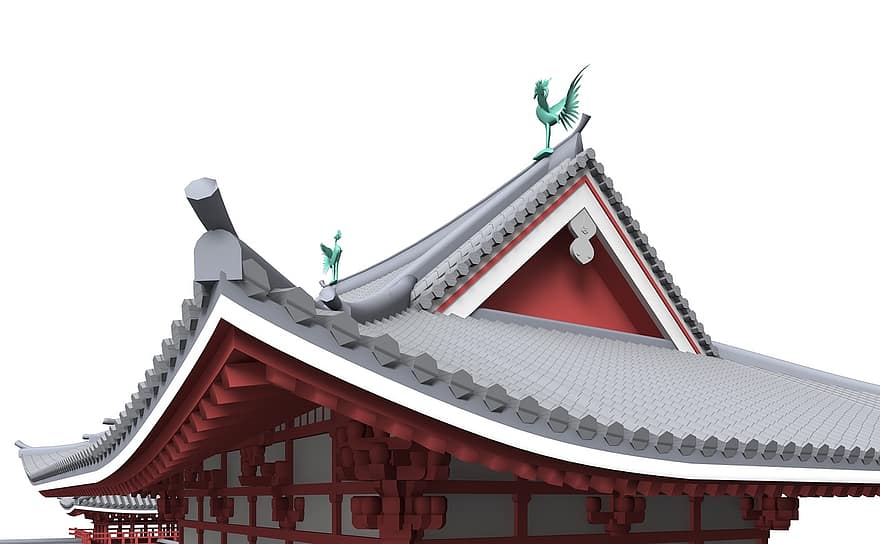 Byodo-in, Uji, Japonia, arhitectură, clădire, biserică, locuri de interes, istoricește, turiști, atracţie, Reper