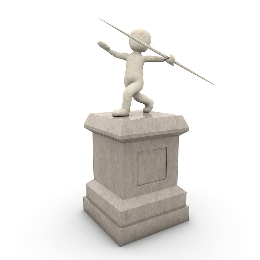 monumento, lança, olimpia, força, globo, pedra, escultura, ponto de referência