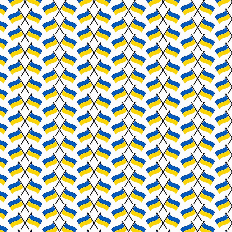 digitalt papir, ukrainske flagg, mønster, Ukraina, ukrainske farger, blå og gul, dekorasjon, bakgrunn, abstrakt, vektor, design
