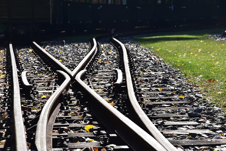 Railway, Railroad, Rail, Rail Tracks, Railway Tracks, Rails, transportation, metal, railroad track, industry, yellow