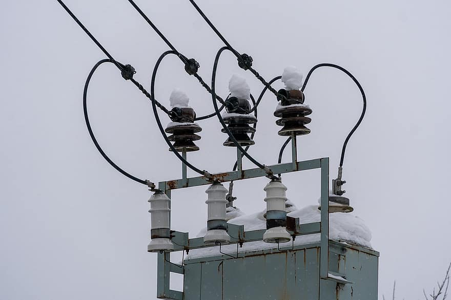 elektricitet, Power Line Support, tråd, elledninger, kabel