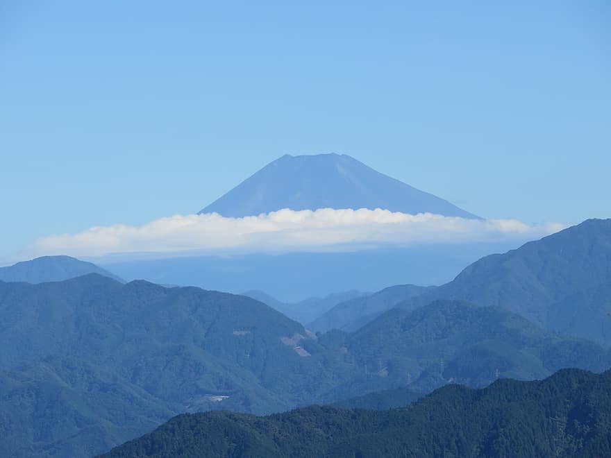 pobūdį, Fuji kalnas, Japonija, kalnas, kelionė