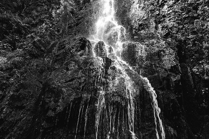 cascata, ruscello, fiume