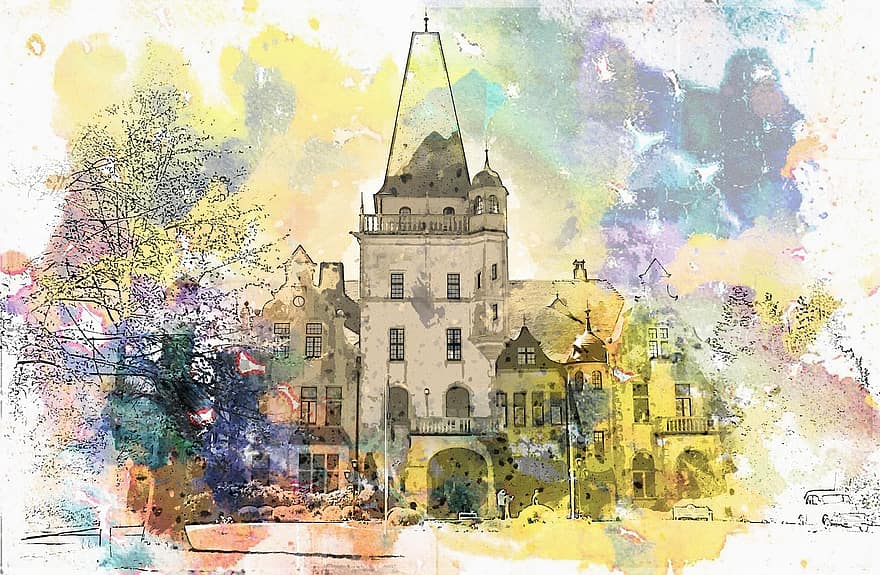 hotel, hrad tremsbüttel, mecklenburg, architektura, Zajímavosti, historicky, romantický, historický, místo, Německo, Evropa