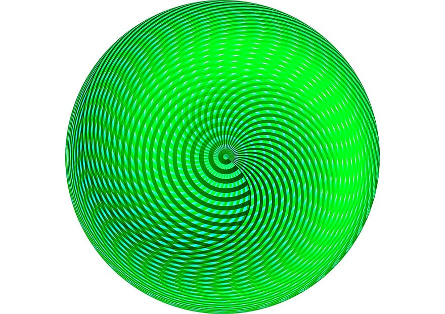 ball, rund, bakgrunn, grønn, ordning, tekstur, stråler, abstrakt, striper, senter, mønster