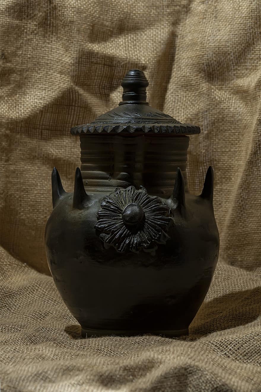 кувшин, керамический, глина, ваза, простоватый, древний, старый, античный, культуры, один объект, старомодный