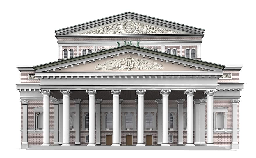 Bolshoi, Theater, Moscow, Architecture, Building, Church, Places Of Interest, Historically, Tourists, Attraction, Landmark