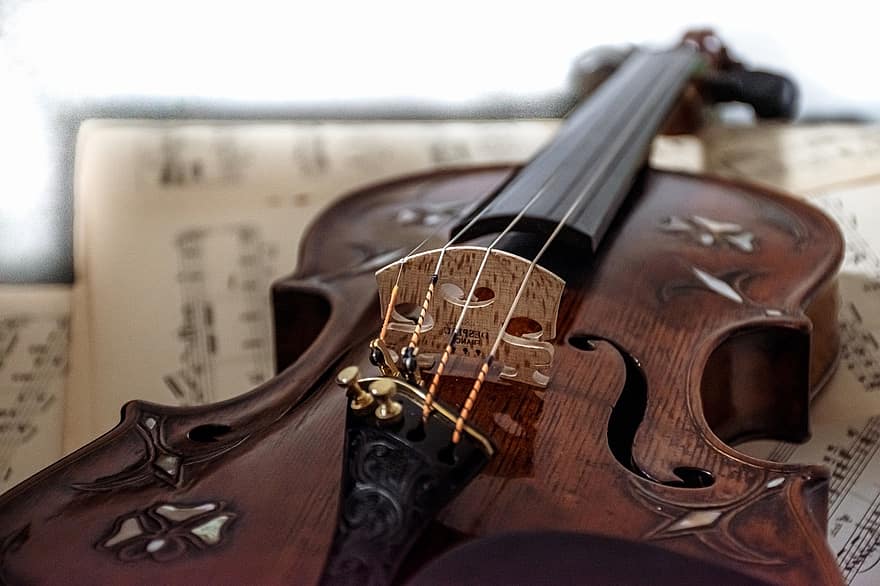 Instrument, Violin, Music, Melody, Vintage, Strings