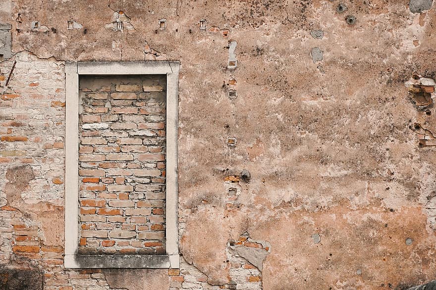 Window, Wall, Masonry, Old Wall, Old Building, Old, Outlook, Installed, building feature, brick, backgrounds